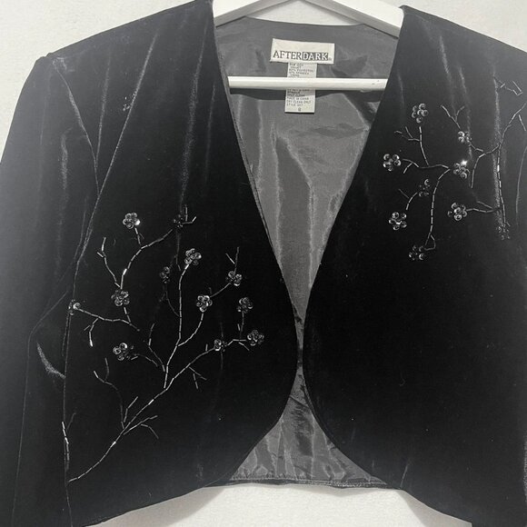afterdark womens top blazer size 8 bolero - Picture 6 of 8